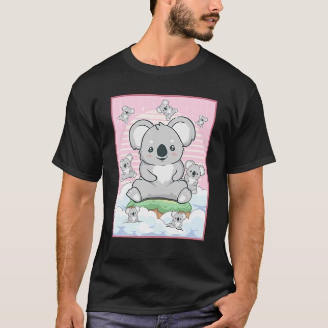 Cute Kawaii Koala Bear T-Shirt (Front)