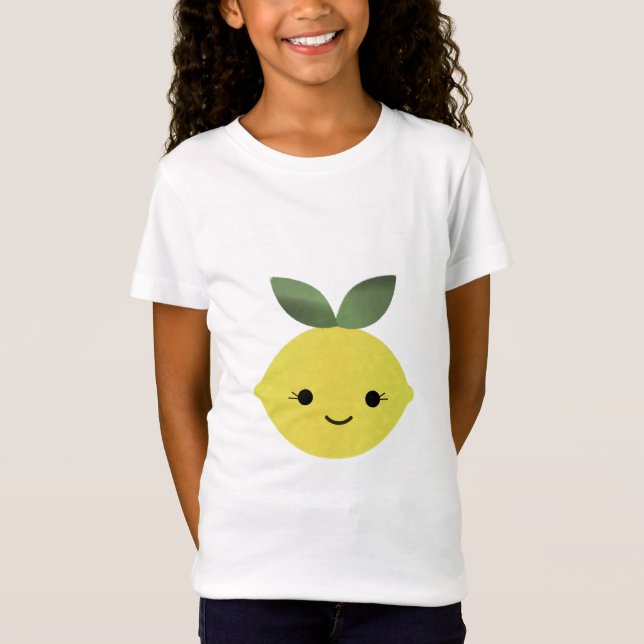 Cute Kawaii Lemon T-Shirt (Front)