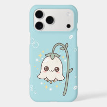 Cute Kawaii Lily of the Valley Powder Blue