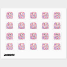Cute Kawaii Love You Bunny Rabbit Pastel Pink Flor
