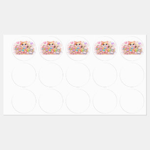 Cute Kawaii Made With Love Cat Name Pastel Pink Fl