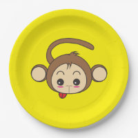 Cute Kawaii Monkey Illustration