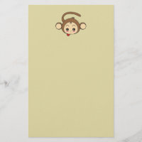 Cute Kawaii Monkey Illustration