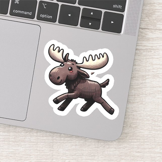 Cute Kawaii Moose (Detail)