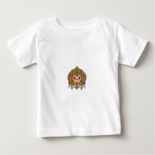 Cute Kawaii Moroccan Bridal Crown TraditionSticker Baby T-Shirt