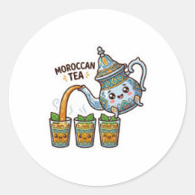 Cute Kawaii Moroccan Mint Tea Teapot and Glasses S