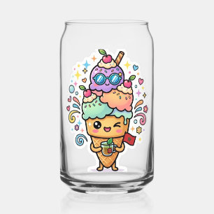 Cute Kawaii Moroccan Summer Iced Mint Tea Berrad S Can Glass