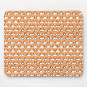 Cute Kawaii Nigiri Sushi Seamless Pattern Mouse Pad