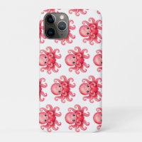 Cute Kawaii Octopus Holding Heart