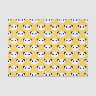 Cute Kawaii Panda Face Pattern Tissue Paper