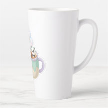Cute Kawaii Panda in Tea Mug Illustration