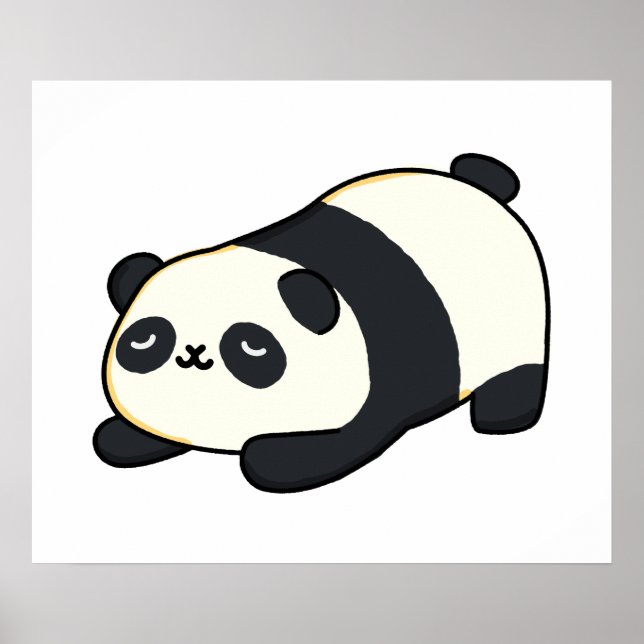 Cute Kawaii Panda Poster (Front)