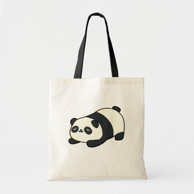 Cute Kawaii Panda Tote Bag (Front)
