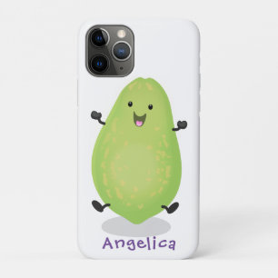 Cute kawaii papaya paw paw cartoon illustration Case-Mate iPhone case