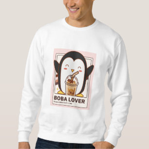 Cute Kawaii Penguin Boba Lover Sweatshirt