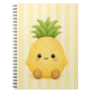 Cute Kawaii Pineapple Notebook
