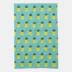 Cute Kawaii Pineapple Tea Towel