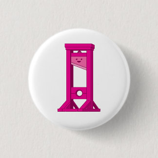 Cute Kawaii Pink Guillotine 1 1/4" Button