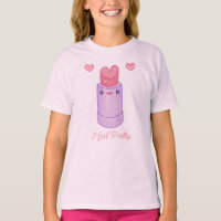 Cute kawaii Pink Heart Lipstick 