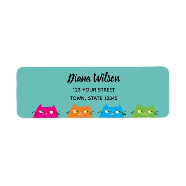 Cute Kawaii Pink Return Address (Front)