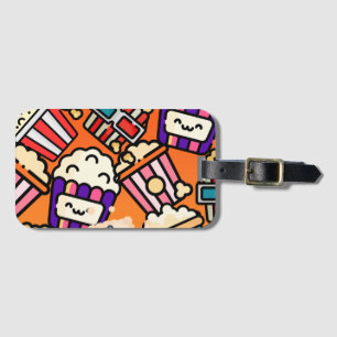 Cute kawaii Popcorn iPhone / iPad case Luggage Tag