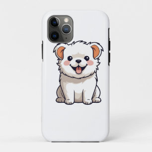Cute Kawaii Puppy Vinyl Sticker - Adorable Cartoon Case-Mate iPhone Case
