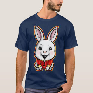 Cute Kawaii Rabbit In Chinese Jacket 2023 Chinese T-Shirt