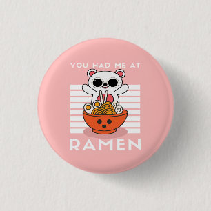 Cute Kawaii Ramen 3 Cm Round Badge