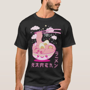 Cute Kawaii Ramen Anime Noodles Ramen Girls, Teens T-Shirt