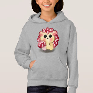 Cute Kawaii Red Mushroom Hedgehog Toadstool Art