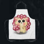 Cute Kawaii Red Mushroom Hedgehog Toadstool Art Apron<br><div class="desc">Add a touch of forest magic to your day with this incredibly cute Mushroom Hedgehog design! This adorable woodland hybrid character features a glossy red toadstool cap with pink dots and big, sweet anime-style eyes. This kawaii illustration perfectly captures the trendy cottagecore and fairycore aesthetics. It makes a wonderful gift...</div>