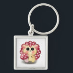 Cute Kawaii Red Mushroom Hedgehog Toadstool Art Key Ring<br><div class="desc">Add a touch of forest magic to your day with this incredibly cute Mushroom Hedgehog design! This adorable woodland hybrid character features a glossy red toadstool cap with pink dots and big, sweet anime-style eyes. This kawaii illustration perfectly captures the trendy cottagecore and fairycore aesthetics. It makes a wonderful gift...</div>