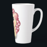 Cute Kawaii Red Mushroom Hedgehog Toadstool Art Latte Mug<br><div class="desc">Add a touch of forest magic to your day with this incredibly cute Mushroom Hedgehog design! This adorable woodland hybrid character features a glossy red toadstool cap with pink dots and big, sweet anime-style eyes. This kawaii illustration perfectly captures the trendy cottagecore and fairycore aesthetics. It makes a wonderful gift...</div>