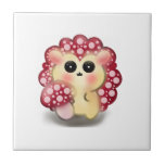 Cute Kawaii Red Mushroom Hedgehog Toadstool Art Tile<br><div class="desc">Add a touch of forest magic to your day with this incredibly cute Mushroom Hedgehog design! This adorable woodland hybrid character features a glossy red toadstool cap with pink dots and big, sweet anime-style eyes. This kawaii illustration perfectly captures the trendy cottagecore and fairycore aesthetics. It makes a wonderful gift...</div>