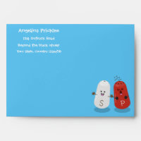 Cute kawaii salt and pepper shakers cartoon