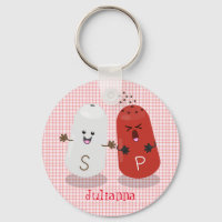 Cute kawaii salt and pepper shakers cartoon
