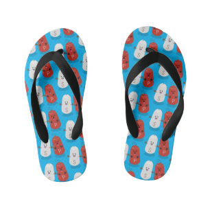 Cute kawaii salt and pepper shakers cartoon kid's jandals