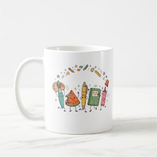 Cute Kawaii School Supplies Mug