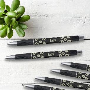 Cute Kawaii Skulls Personalised Pen