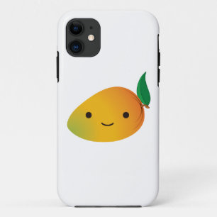 Cute Kawaii Smiling Mango iPhone 11 Case