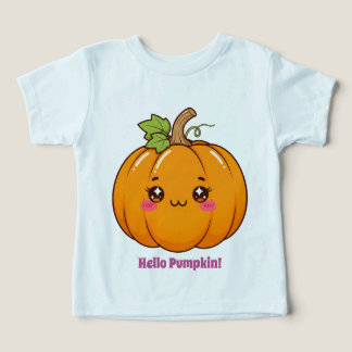 Cute Kawaii Smiling Pumpkin Cartoon