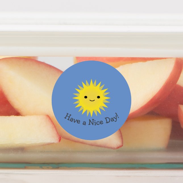 Cute Kawaii Smiling Sun (Affixed)