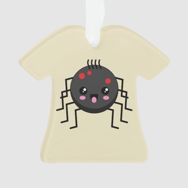 Cute Kawaii Spider Ornament (Front)