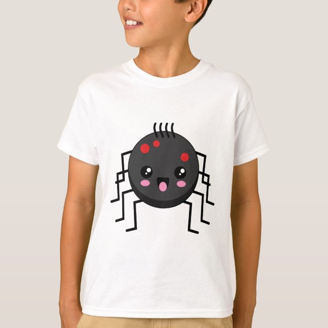 Cute Kawaii Spider T-Shirt (Front)