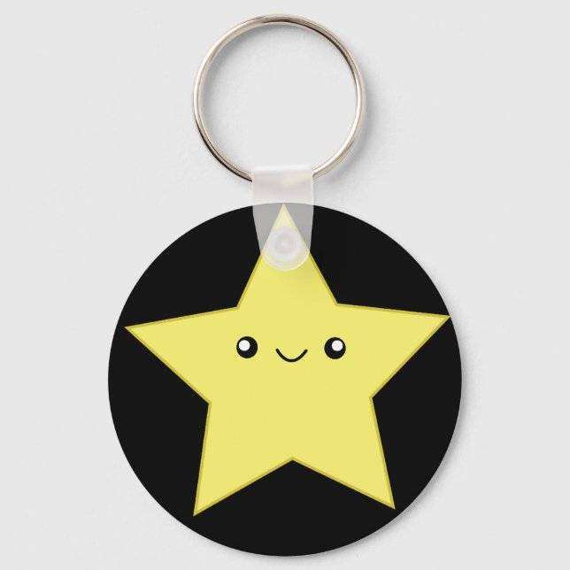 Cute kawaii star keychain (Front)