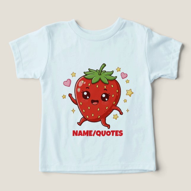 Cute Kawaii Strawberry (Design Front)