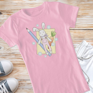 Cute Kawaii Stuffed Animal Bunny Kids T-Shirt