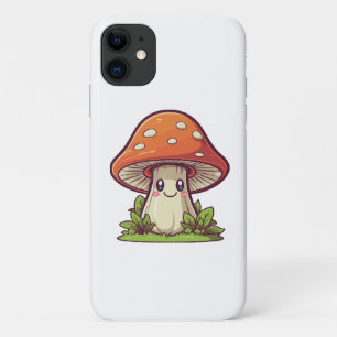 Cute kawaii style, Mushroom foraging Case-Mate iPhone Case