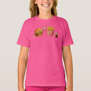Cute Kawaii Sushi Friends Characters Illustration T-Shirt