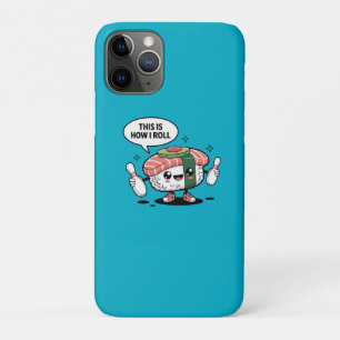 Cute Kawaii Sushi with bowling pins  Case-Mate iPhone Case